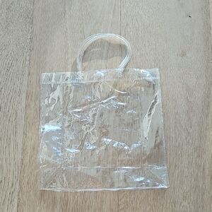 NWOT Clear Transparent Tote Bag